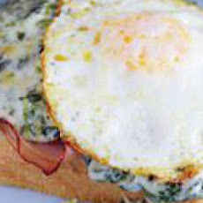 Creamed Spinach Croques Monsieurs