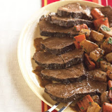 Red Wine Brasato with Glazed Root Vegetables