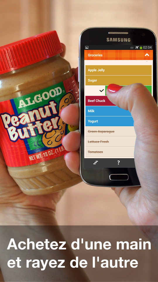 Android application Organizy Grocery Shopping List screenshort