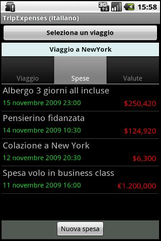 【免費旅遊App】Spese di Viaggio-APP點子