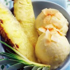 Coconut Pineapple Ice Cream