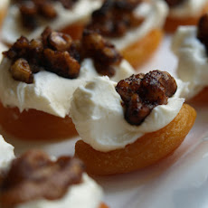 Amaretto Apricots With Walnuts Teriyaki