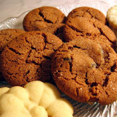 Swedish Ginger Cookies With Crystallized Ginger