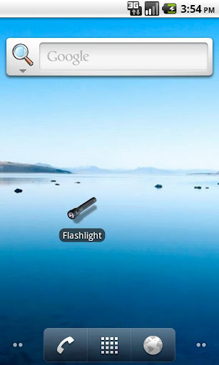 Flashlight tap to switch off