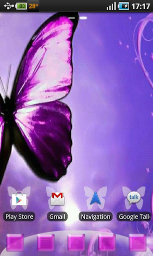 Butterfly Theme Go Launcher EX