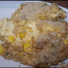 Baked Corn in Creamy Cheese Sauce