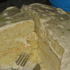 Key Lime Cake With White Chocolate Frosting (Paula Deen)