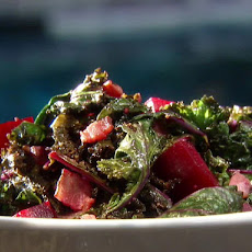 Kale with Roasted Beets and Bacon