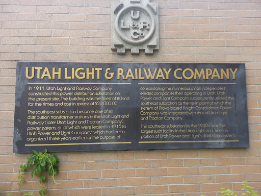 Historic Utah Light and Railway Company