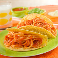 Ragu Spaghetti Tacos