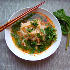 Thai Red Curry Chicken Soup