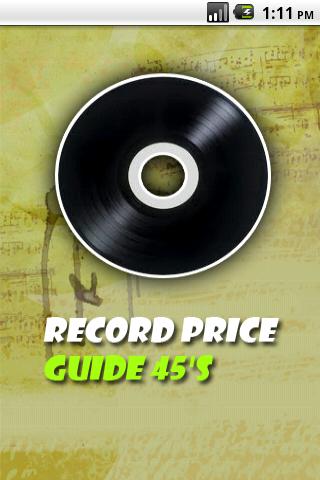 Vinyl Record Price Guide 45's