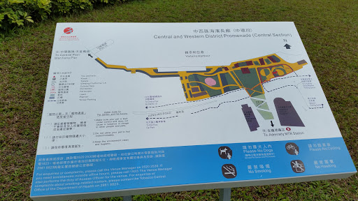 Map Of Central Western Promenade (Central Section)