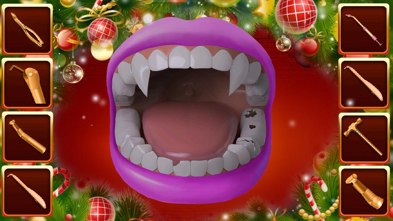 Android application Vampire Dentist:Christmas screenshort
