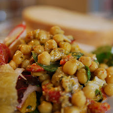 Warm Chickpea Salad