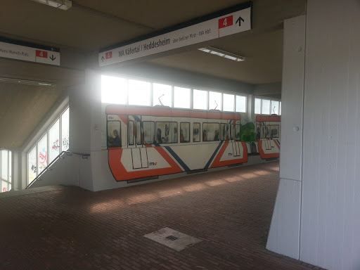 Subway Train Mural