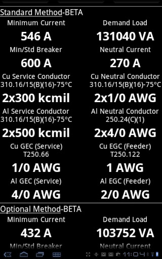 Electrical Load Calc Pro