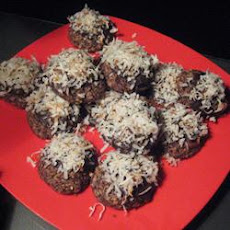 Chocolate-Dipped Coconut Snowballs