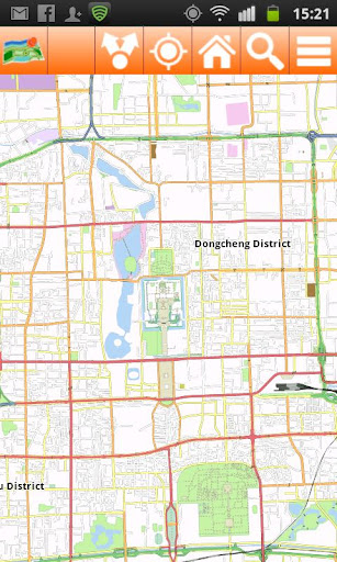 Beijing Offline mappa Map