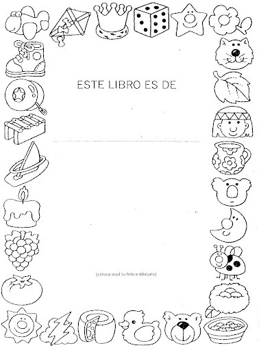 portadas de libros infantiles para colorear