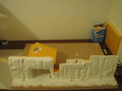 Maquette - Après le passage de l'enduit