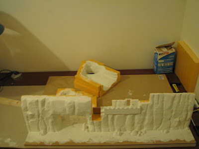 Maquette - Après le passage de l'enduit