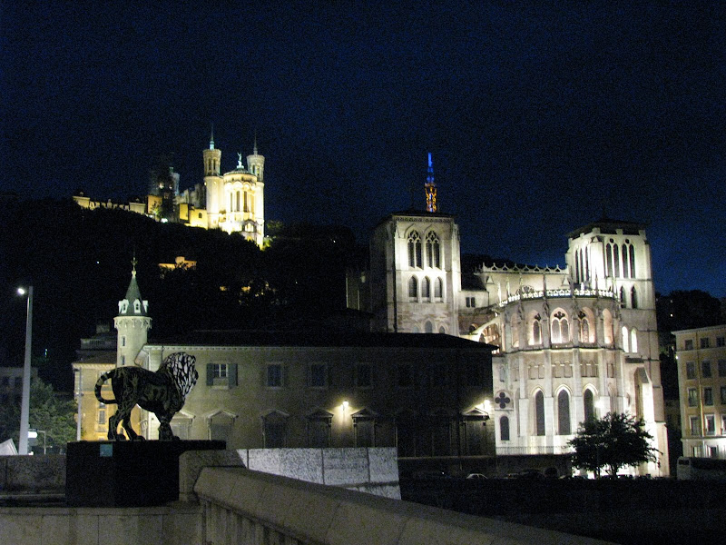 Lyon by night - Vue sur Fourvière
