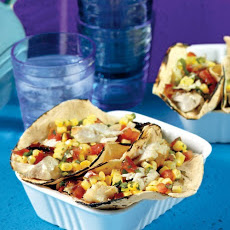 Grilled Garlic-Lime Fish Tacos