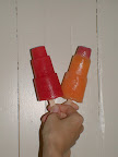 Whizzed up fruit + freezer