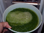Looks like a swamp, tastes and feels like heaven. In the summer of 2006 we drank this about every other day and felt high for hours afterward. Good times!