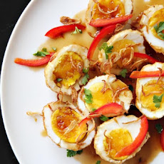 Son-in-Law Eggs: Thai Fried Hard-Boiled Eggs in Tamarind Sauce