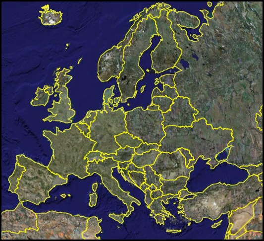 google earth europe