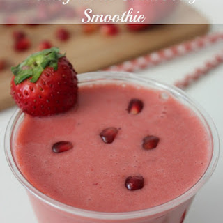Pomegranate Strawberry Smoothie