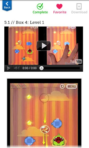 Walkthrough for Cut the Rope