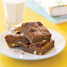 Raspberry-Swirl Brownies