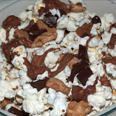 Heck Yes! (Chocolate Peanut Butter Popcorn)