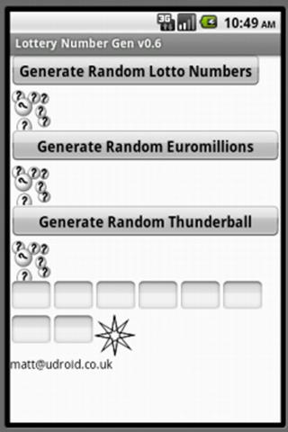 Lottery Number Gen V0.6