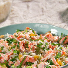 Tangy-Sweet Salmon and Rice Salad