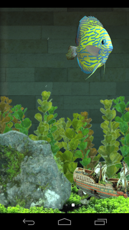 Android application My Aquarium Live Wallpaper screenshort
