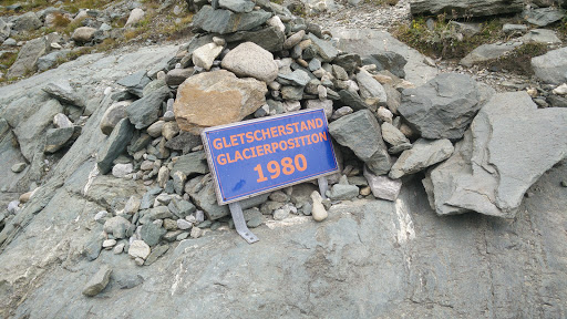 Grossglockner Gletscher Position 1980