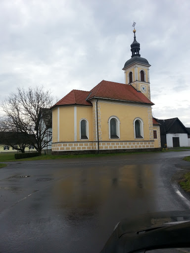 Schiefer Kirche