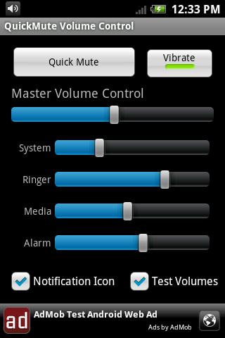 QuickMute Volume Control