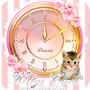 かわいい子猫のアナログ時計ウィジェット.apk 1.0