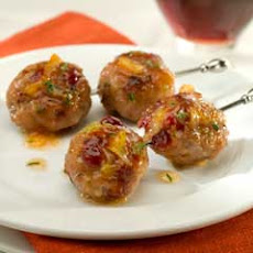 Orange & Port Glazed Turkey Meatballs