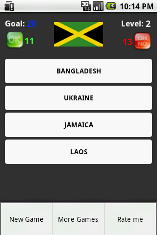 Flags Names Quiz