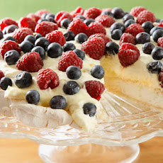 Pavlova with Lemon Curd and Fresh Berries Recipe