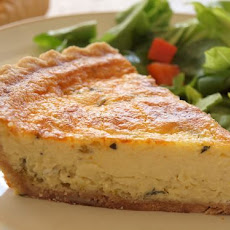 Leek and Parmesan Quiche