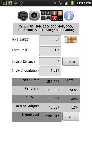 DOF Calculator Plus