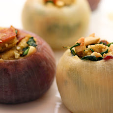 Roasted Stuffed Onions