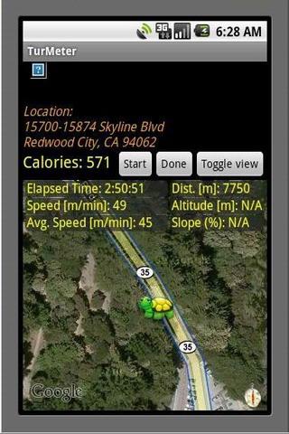 TurMeter - GPS Calories Meter